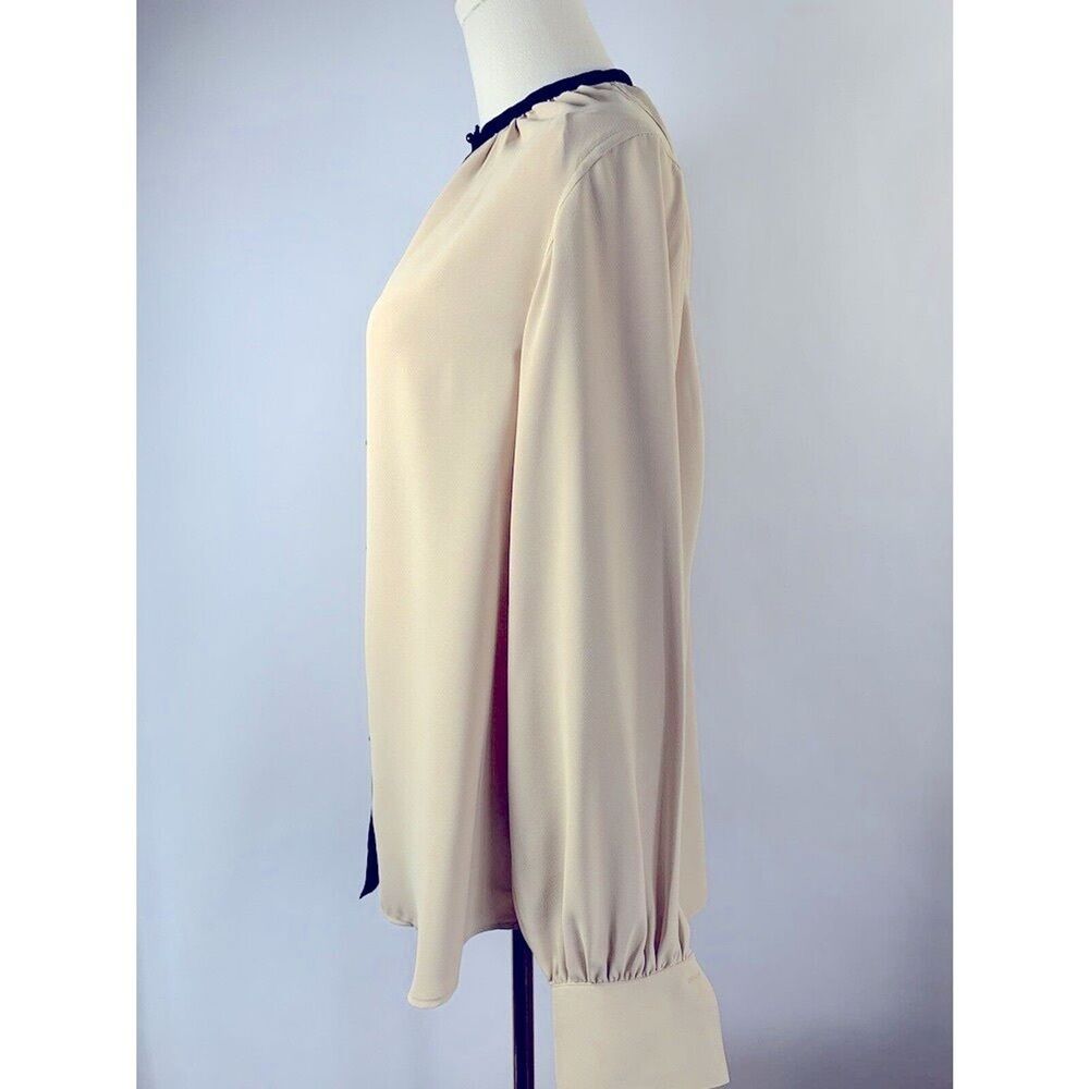 Equipment Women’s Causette Top Blouse In Ble Neutral Beige Size S/P - Picture 7 of 16